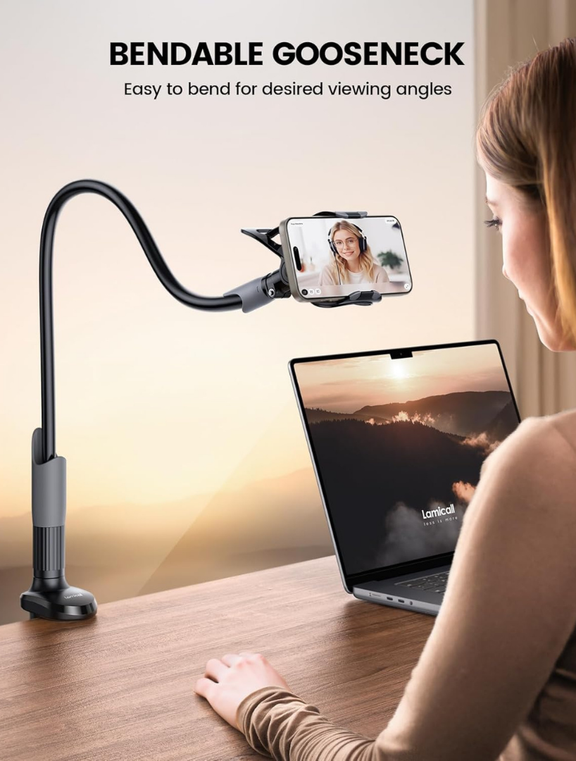 Hands-Free Flexible Long Arm Phone Holder