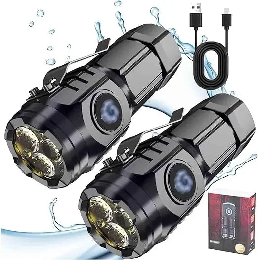 Three-Eyed Monster Mini Flash Super Power Flashlight