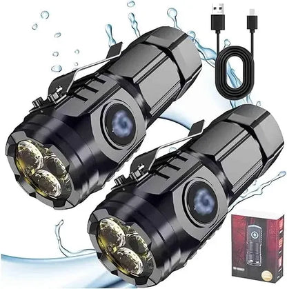 Three-Eyed Monster Mini Flash Super Power Flashlight