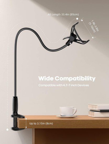Hands-Free Flexible Long Arm Phone Holder