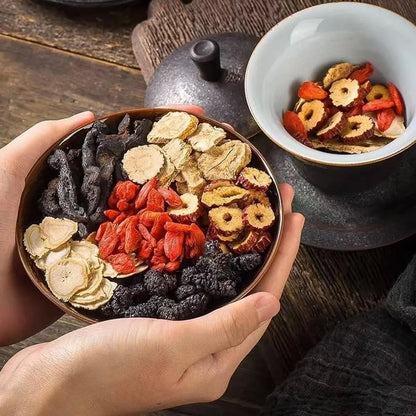 Ginseng Five Treasure Tea → شاي الجينسنغ الخماسي